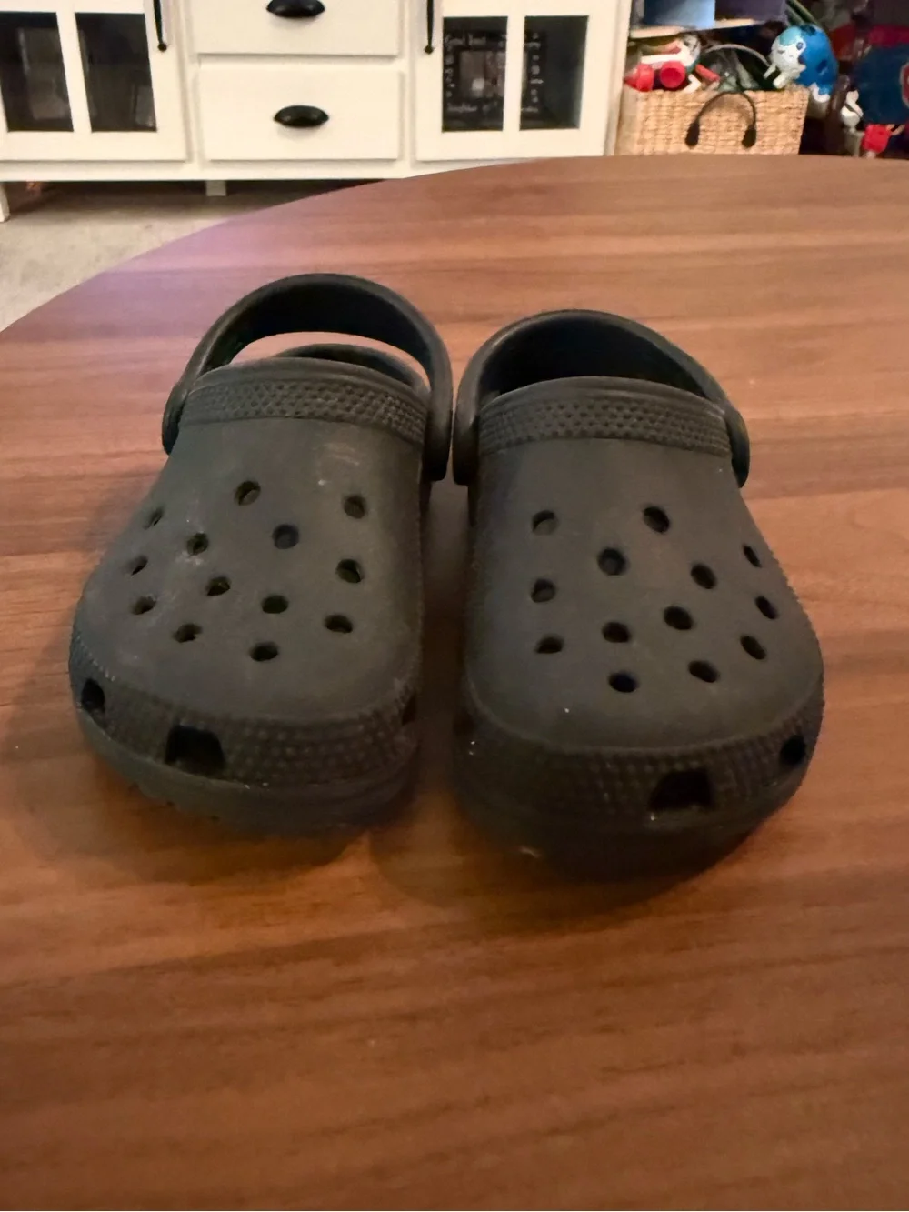 CROCS Kids Black Classic Clog Sandals